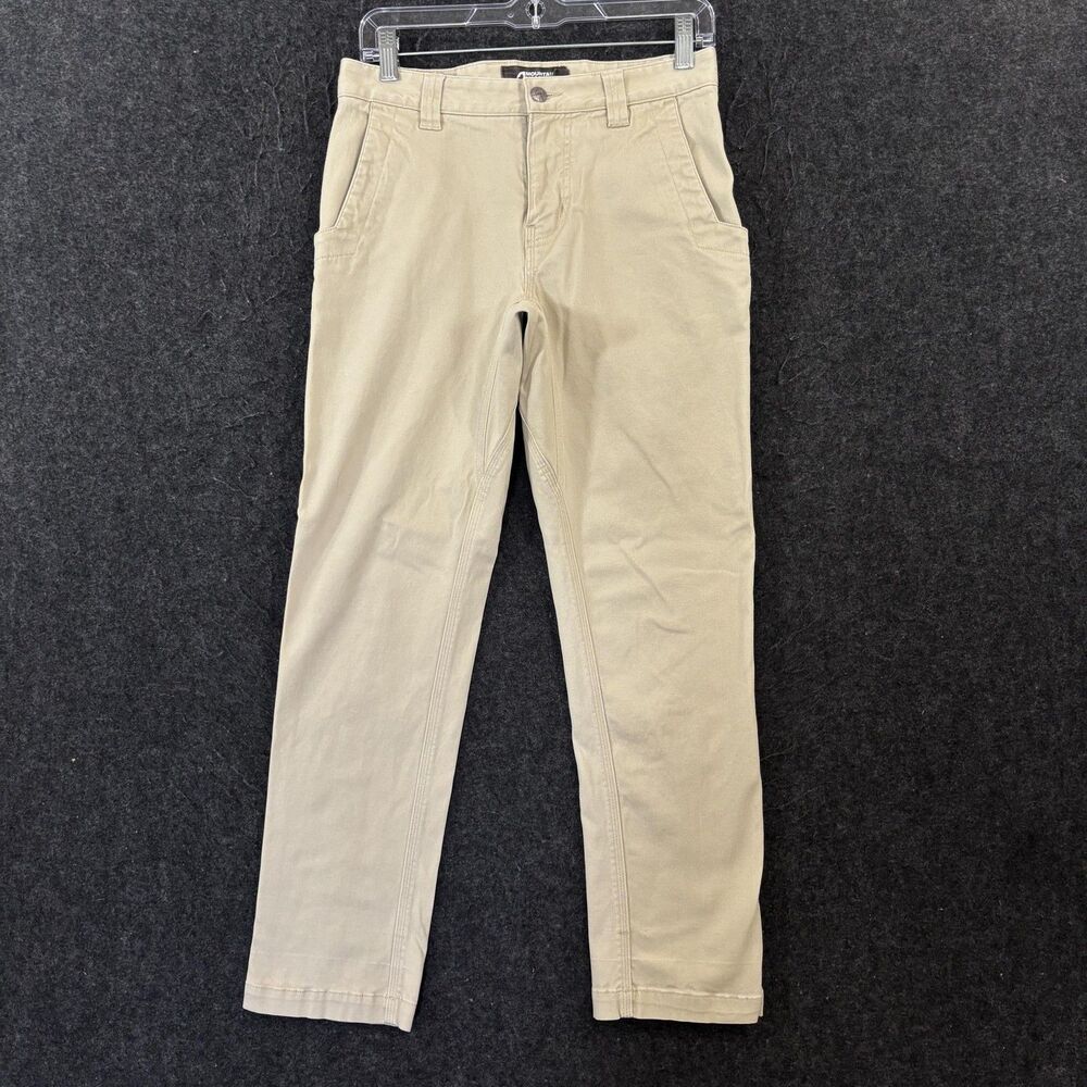 Mountain Khakis Teton Pants Men's 28x28 Khaki Modern Fit Canvas Chino Stretch
